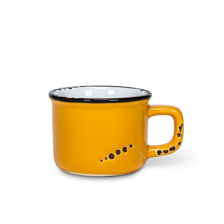 Enamel Espresso Mug - Ochre