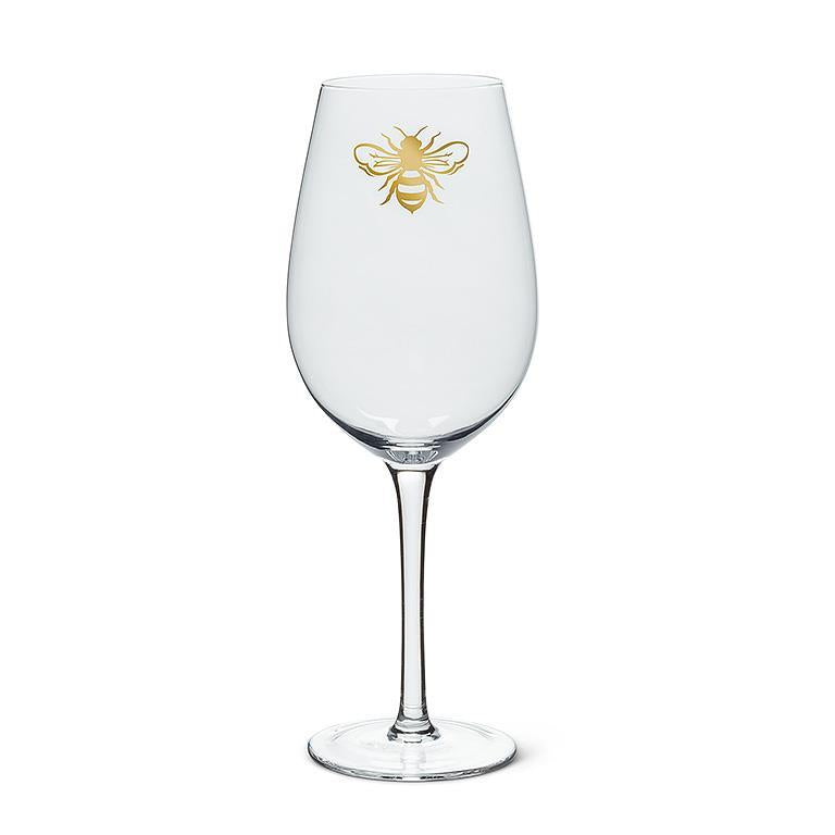 Gold Bee Wine Glasses (2 Types)