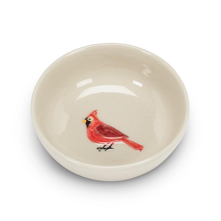 Mini Bowl With Cardinal