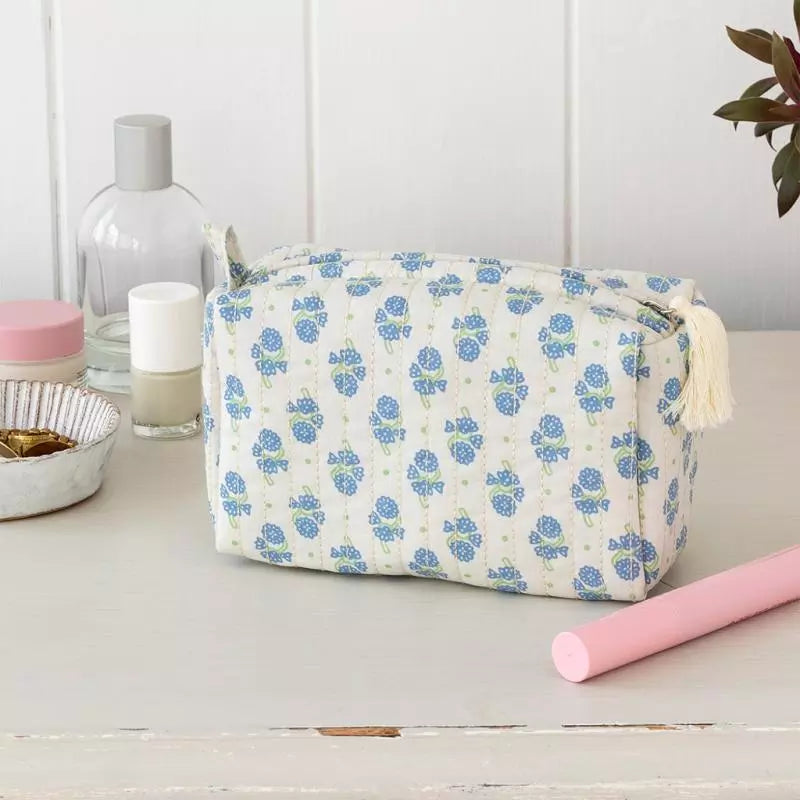 Quilted Makeup Bag