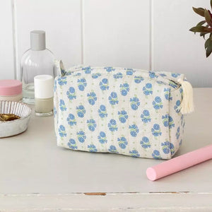 Quilted Makeup Bag