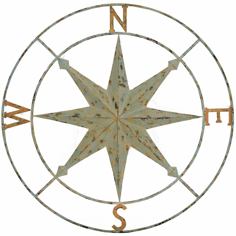 Large Compass Wall Decor