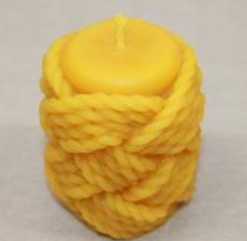 Beeswax Candle - Sailor’s Knot