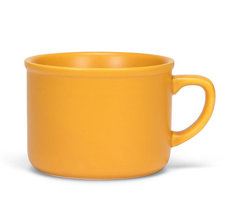 Classic Matte Ochre Cappuccino Mug