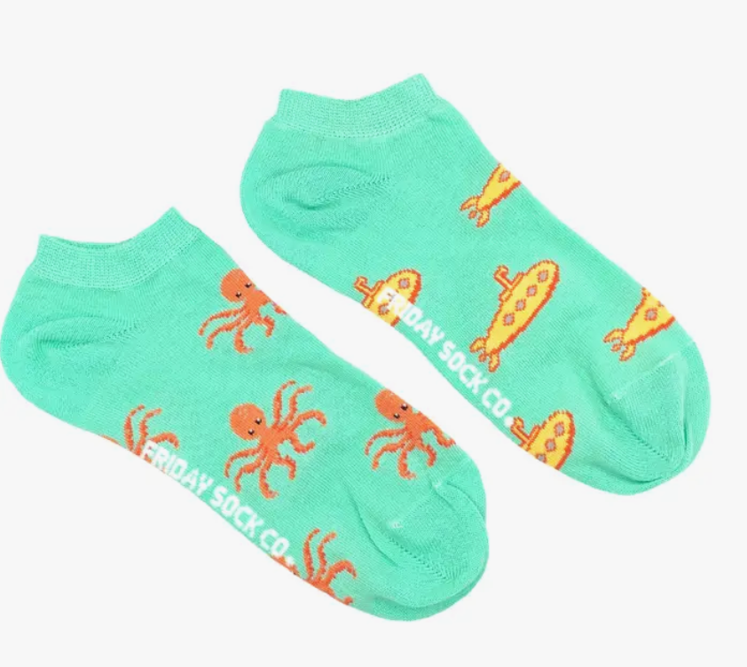 Women’s Submarine & Octopus Ankle Socks