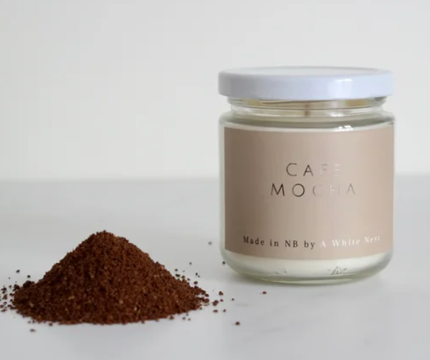 Cafe Mocha Candle | A White Nest
