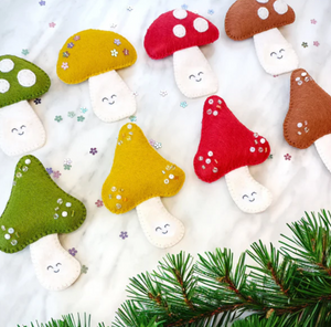Locally Made Felt Ornaments (Assorted)