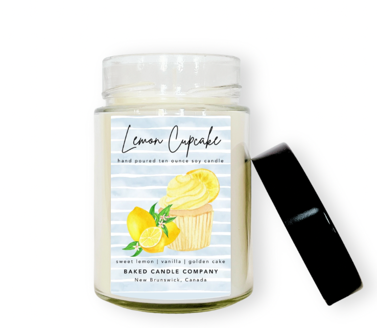 Lemon Cupcake | Baked Candle Co.