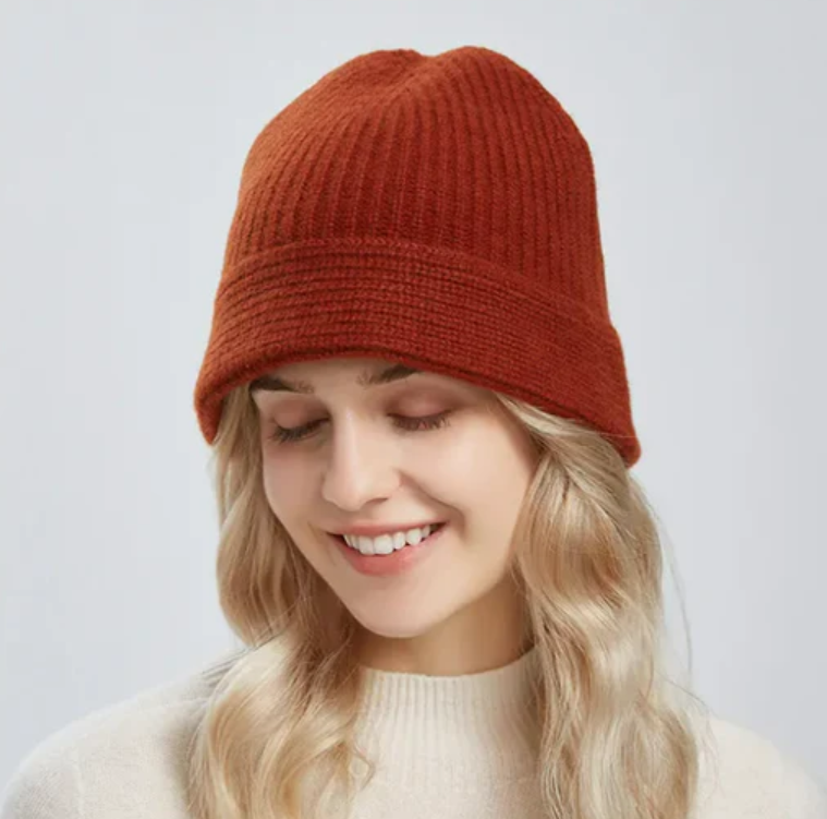 Wool Knitted Bucket Hat