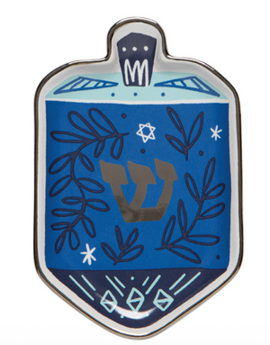 Dreidels Hannukah Shaped Dipping Dish Set