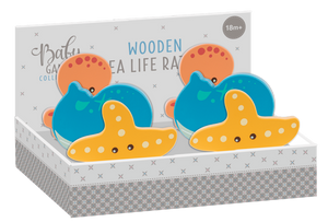 Wooden Sea Life Rattles