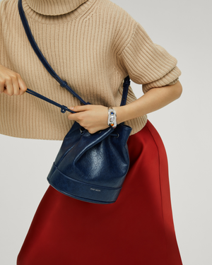 Amber Vegan Leather Bucket Bag (4 Colours)