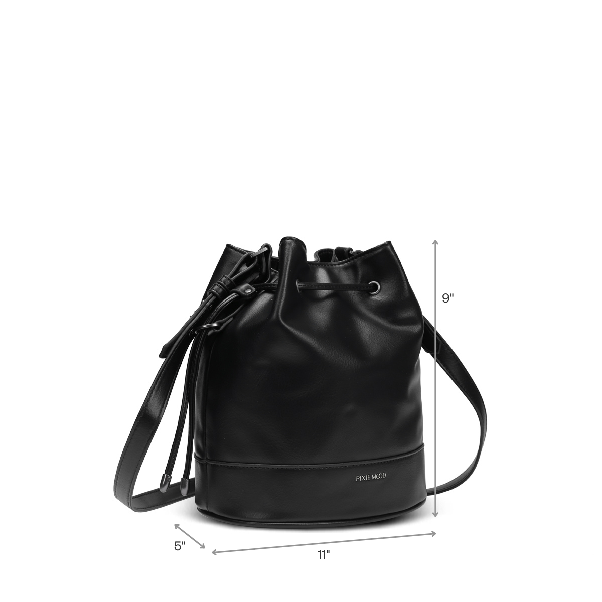 Amber Vegan Leather Bucket Bag (4 Colours)