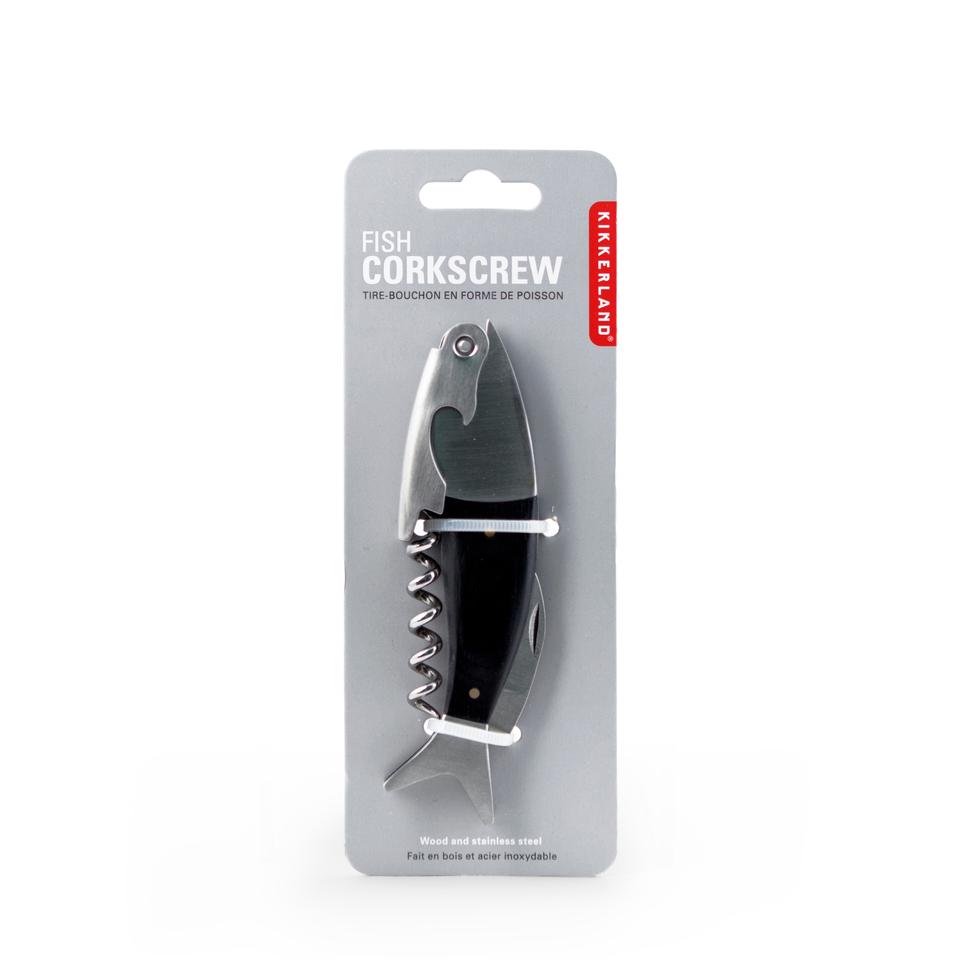Dark Oak Wood Fish Corkscrew
