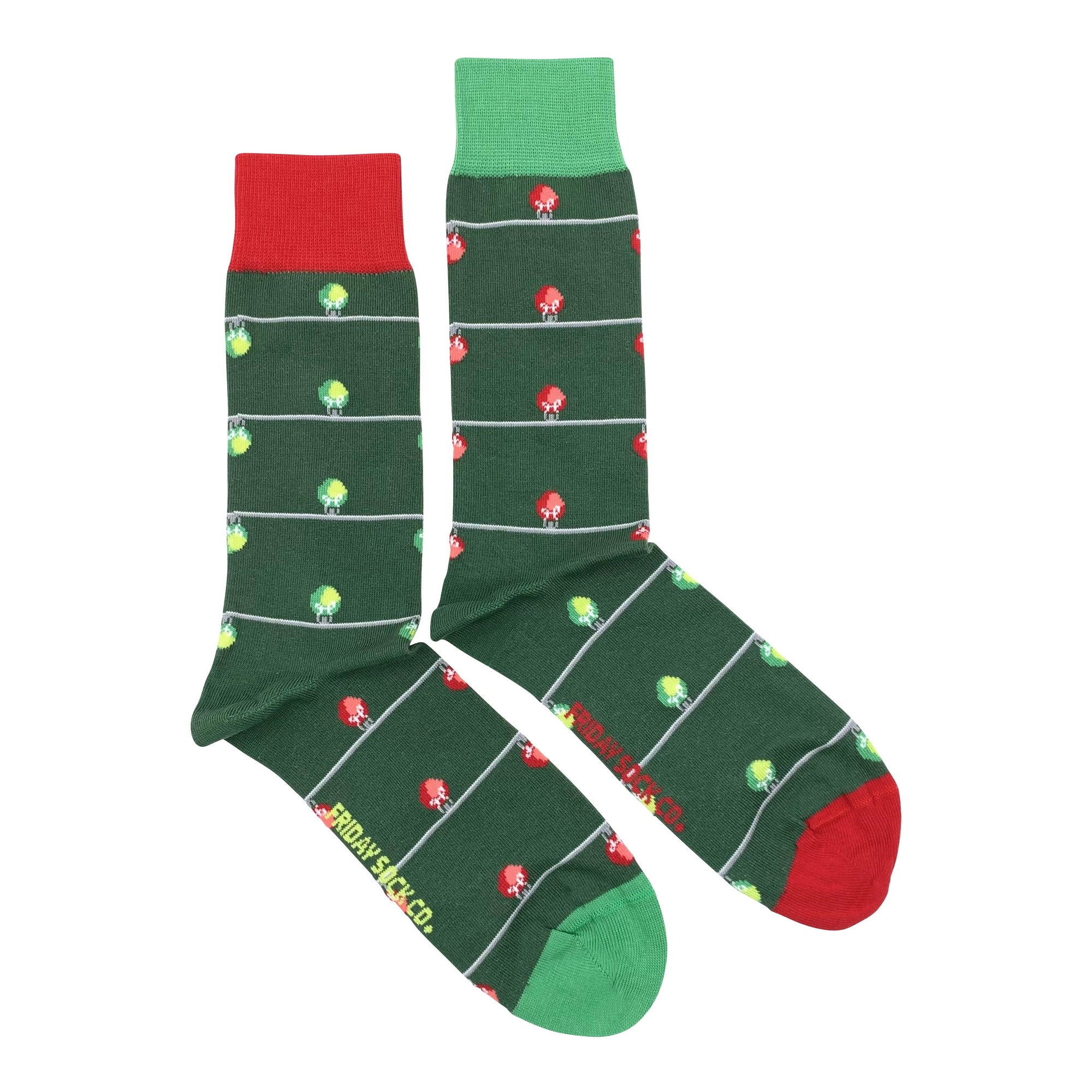 Men's Ugly Christmas Light Socks (Tall)