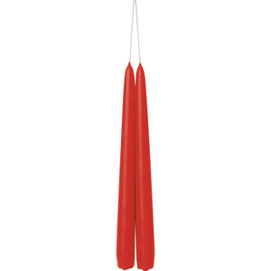 Assorted Pair of Coloured Dipped Danish Taper Candles