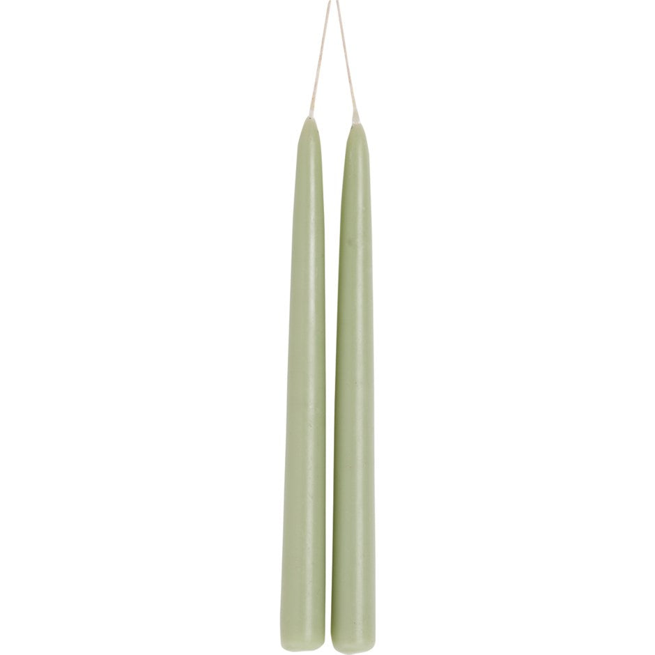 Assorted Pair of Coloured Dipped Danish Taper Candles