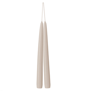 Assorted Pair of Coloured Dipped Danish Taper Candles