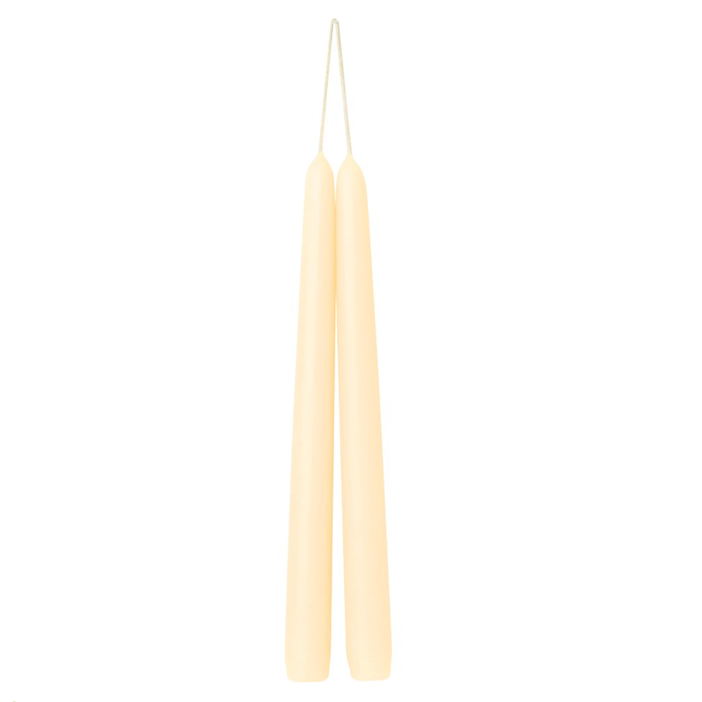 Assorted Pair of Coloured Dipped Danish Taper Candles