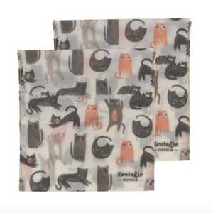 Beeswax Wraps Set/2 - Sandwich Bags