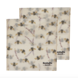 Beeswax Wraps Set/2 - Sandwich Bags