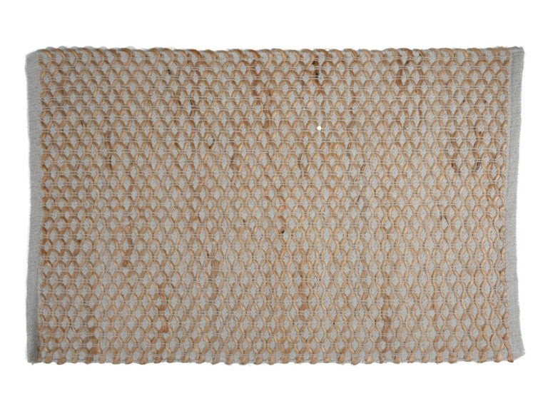 Cotton & Jute Diamond Rug