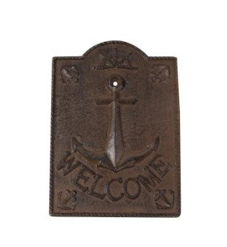 Cast Iron Welcome Sign