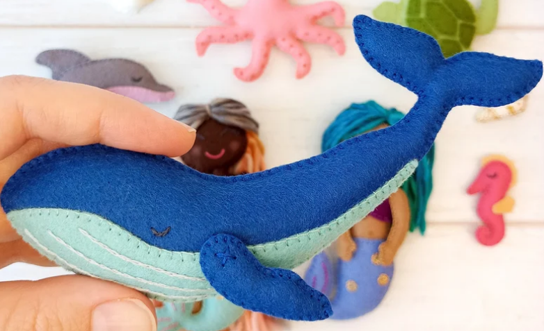 Locally Made Felt Ornaments (Assorted)