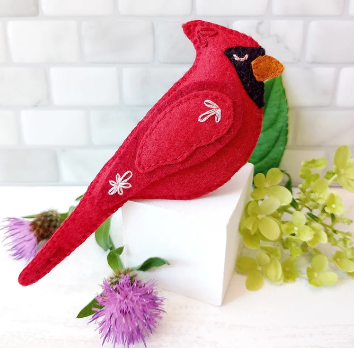 Locally Made Felt Ornaments (Assorted)