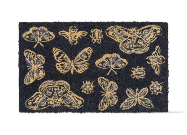 Doormat - Indigo Butterflies