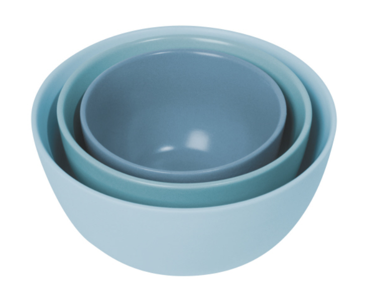Robin's Egg Prep Bowls Set of 3