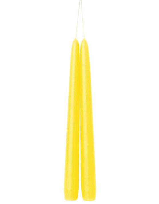 Assorted Pair of Coloured Dipped Danish Taper Candles