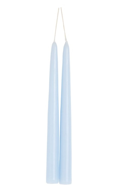 Assorted Pair of Coloured Dipped Danish Taper Candles