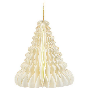 Pleated Paper Tree Ornament
