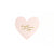 Handmade Valentine's Day Gold Paper Heart (Single)
