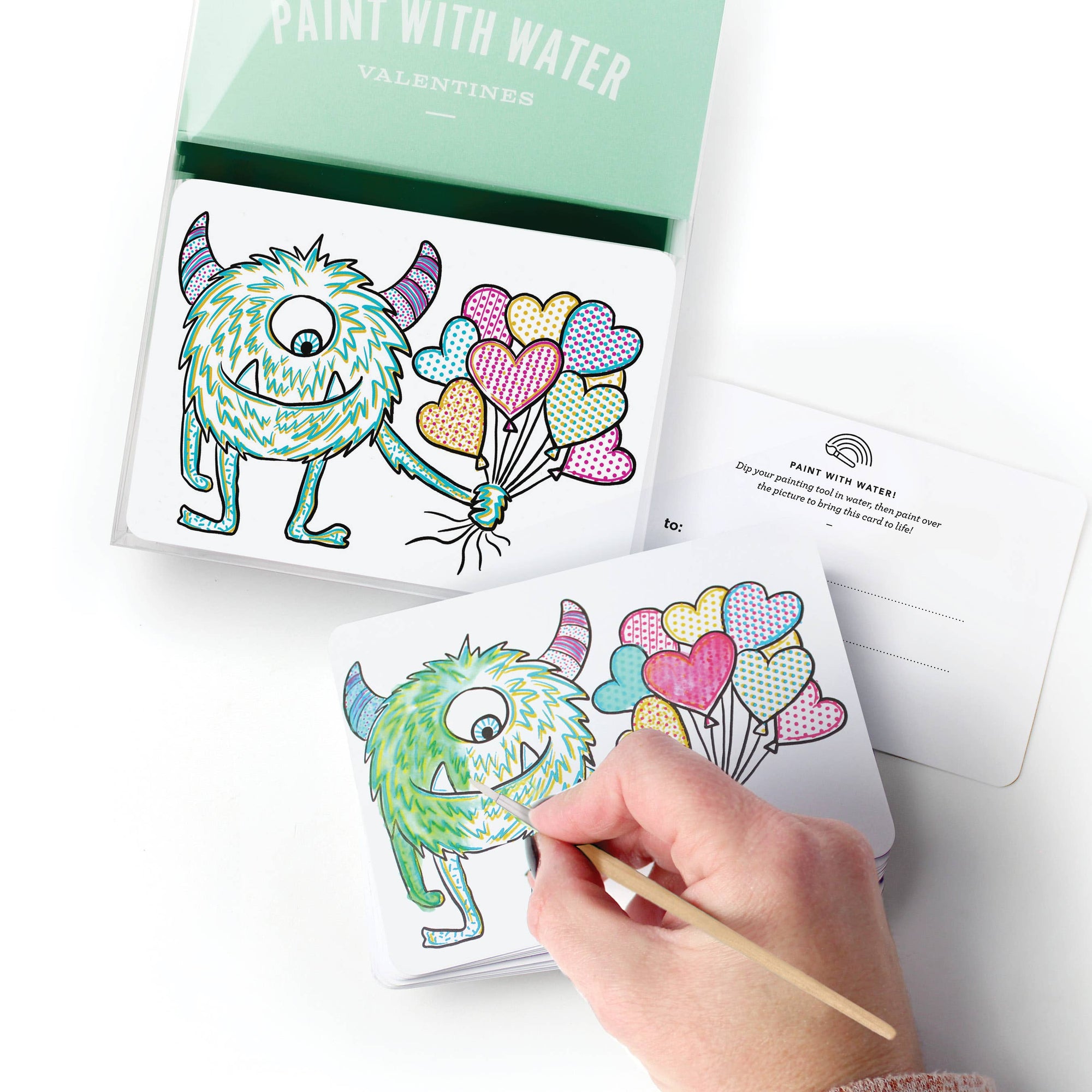 Paint with Water Valentines