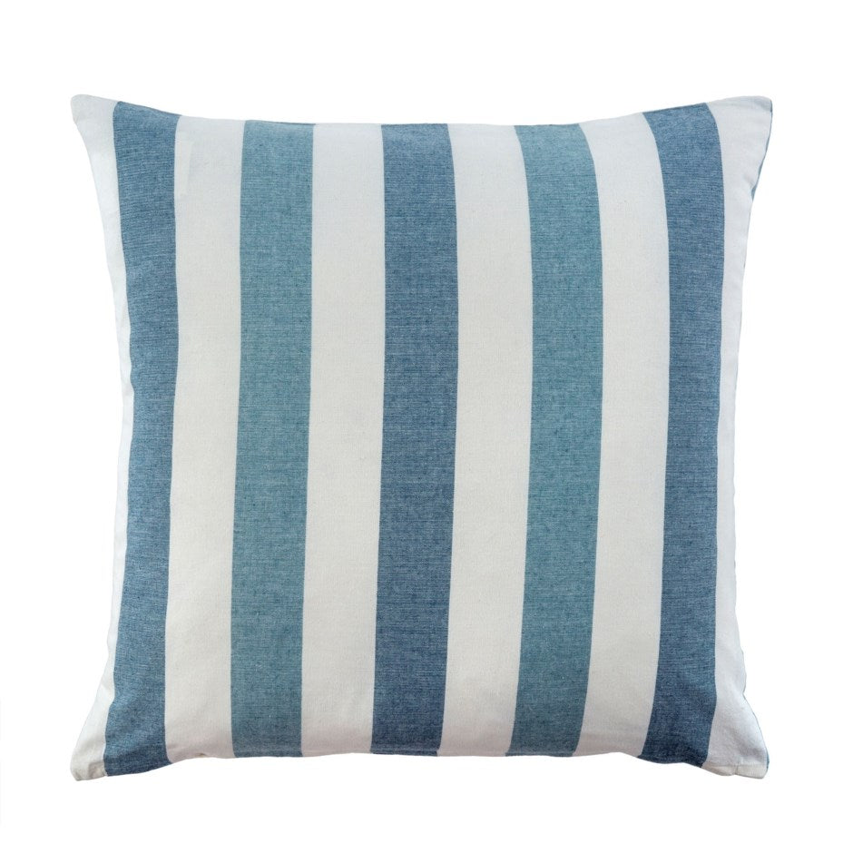 Monterey Stripe Linen Pillow (20" x 20")
