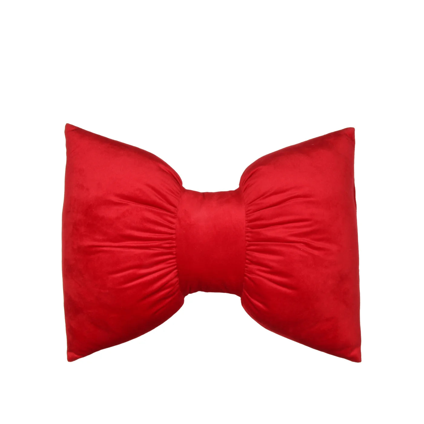 Velvet Bow Shaped Cushion