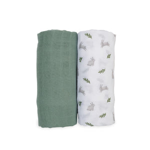 Cotton Swaddle 2 Pack | Lulujo