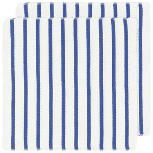 Basketweave Carmine Dishcloths - Set Of 2