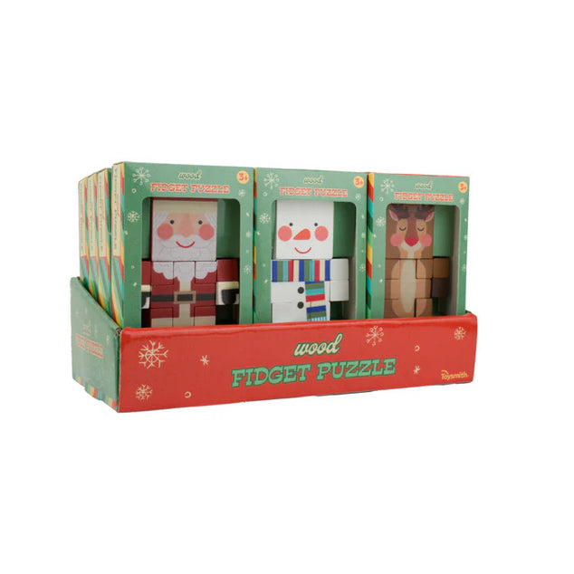 Christmas Wood Fidget Puzzle