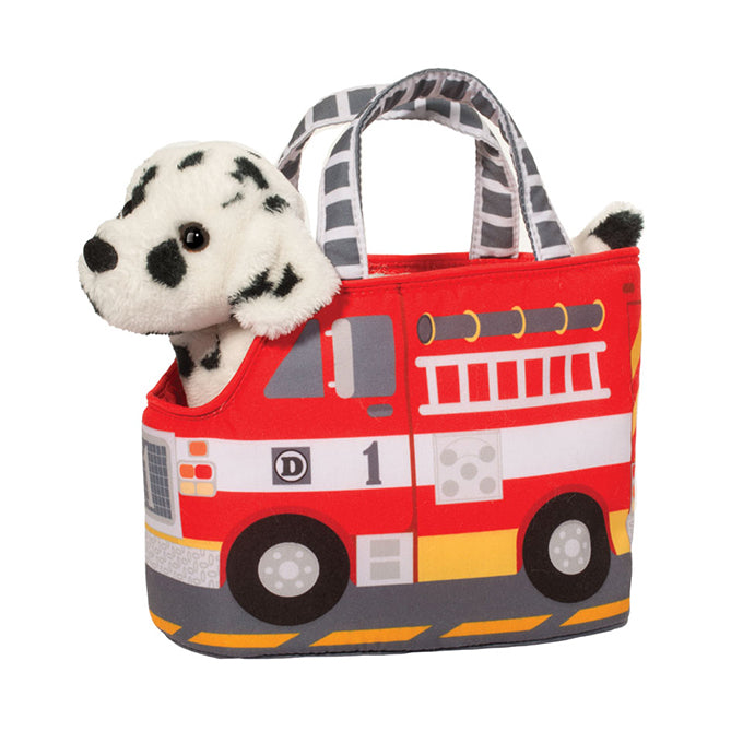 Fire Truck Pet Sak with Dalmatian