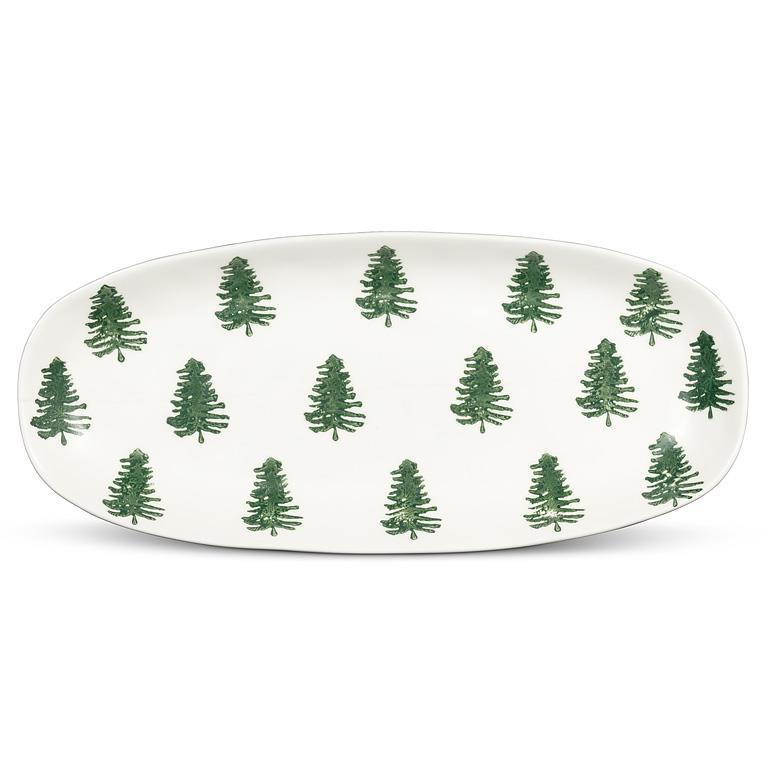 Fir tree Long Oval Platter