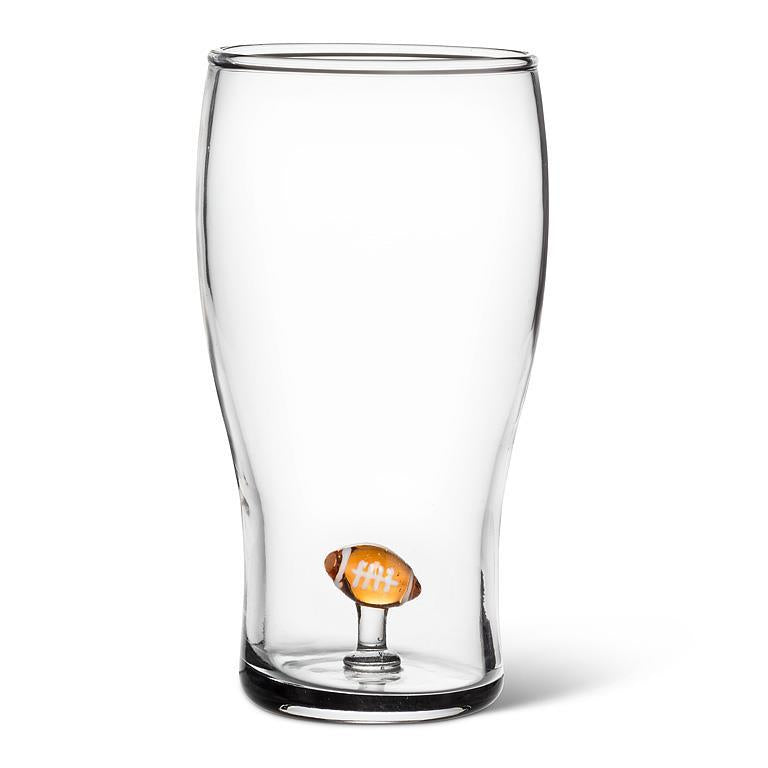 Football Icon Beer Glass