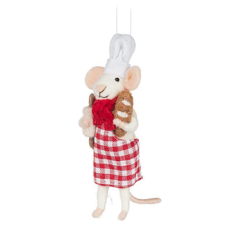 Pastry Mouse Ornament