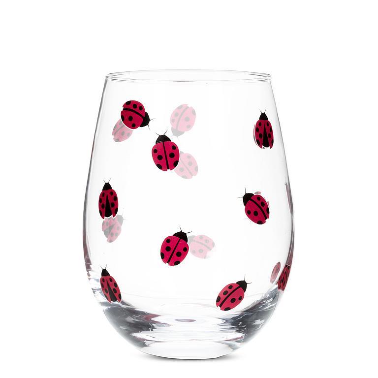 Ladybug Stemless Wine