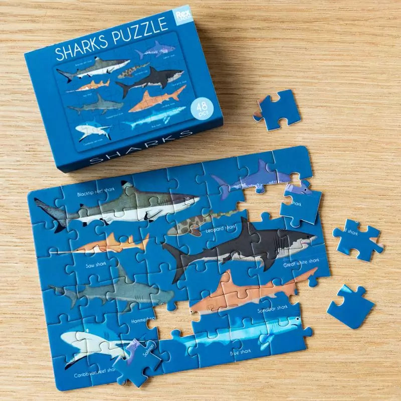Matchbox Puzzle - Sharks