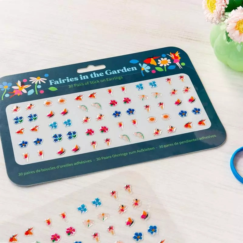 Stick On Earrings - Fairies In The Garden