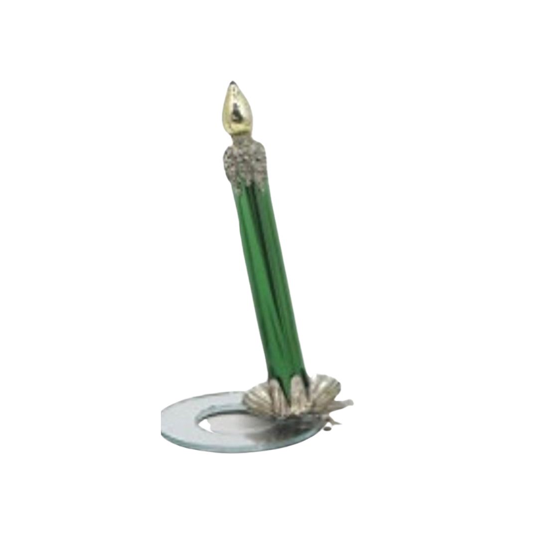 Retro Candle Tree Clip Ornament