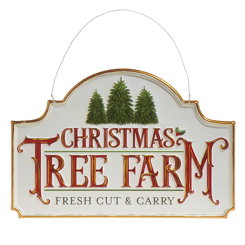 Christmas Tree Farm Hanging Sign